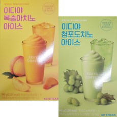 이디야 복숭아치노 청포도치노 아이스 16g X 40입 2종택1 EDIYA, 2. 청포도치노, 1개