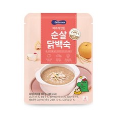 베베쿡 바르게 만든 순살닭백숙 200g, 닭백숙, 1개 - 이유식김