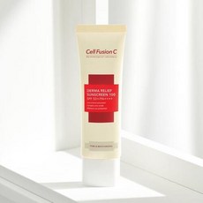 셀퓨전씨 더마 릴리프 썬스크린 50ml 온가족 데일리 저자극 마일드 무기자차 선크림
