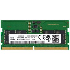 A Tech 8GB DDR5 4800MHz SODIMM PC5 38400 CL40 1Rx16 1.1V SO DIMM 262핀 노트북 RAM 메모리 모듈 M425R1GB4BB0, 1개