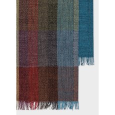 Paul Smith Signature Stripe Check Scarf M1A-150K-M458-92-0 Multicolour
