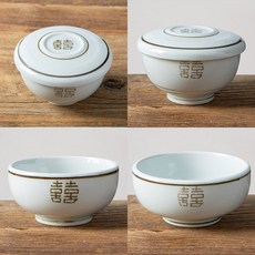 전통문양 뚜껑 주발 대접 여주도자기 희고백자 밥공기 국공기 옵션 선택을 해주세요, 1)희고백자 공기, 1개
