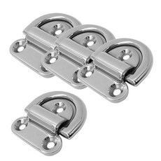 Royalways4 PC 6mm 접는 패드 눈 데크 래싱 링 트레일러 보트 캐러밴 요트