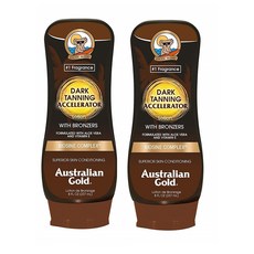 Australian Gold Dark Tanning Lotion with Bronzer 오스트리안골드 브론저 태닝 로션 237ml 2팩