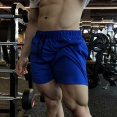 1+1 커스터스 남자 반바지 트레이닝 헬스 아웃도어 운동 스포츠 파자마 2장세트