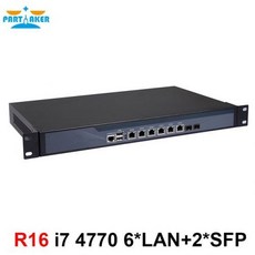 [해외] 1U 6 LAN 방화벽 A2618 네트워크 서버 QUAD CORE I7 4770 와 8 PORTS 6*10 82574L 기가비트 NIC를 2 * INTEL 82599ES, 상세내용표시