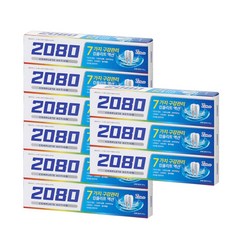 2080 컴플리트액션 쿨민트 치약, 120g, 9개