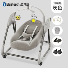 전동바운서 자동바운서 아기 블루투스 바운서 아기 흔들의자 전동 가정용 아기용, D