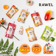 로엘 [40팩] 팅글 곤약젤리 4박스 6가지맛 / 복숭아 머스캣 애플망고 제주감귤 석류 요구르트, 기타, 8. 복숭아2+제주감귤2