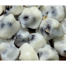 [만복냉동 콩송편 떡 판매1등] 국내산 서리태 콩떡 콩송편 아침대용식 콩떡 haccp인증, 500g, 8개