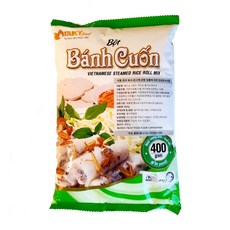 베트남 반꾸온 쌀가루 믹스 BOT BANH CUON 클린행주 증정, 400g, 1개