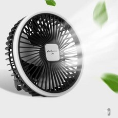 조명 선풍기 다기능 10000mAh 휴대용 USB LED 미니 천장 야외 캠핑 스탠드 삼각대 충전식 데스크탑, 2) black, 1개