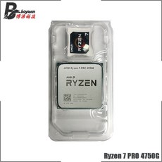 AMD Ryzen 7 PRO 4750G R7 PRO 4750G 3.6 GHz 8 코어 16 스레드 65W CPU 프로세서 100 000000145 소켓 AM4 New but n, 1개, 단일, 단일