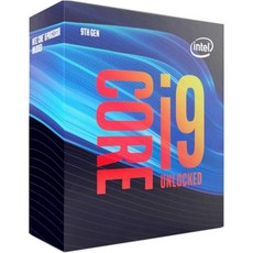 인텔 코어 i9-9900K 데스크톱 프로세서 8코어 최대 5.0GHz 터보 잠금 해제 LGA1151 300 시리즈 95W 353725, 9900K - 9900k