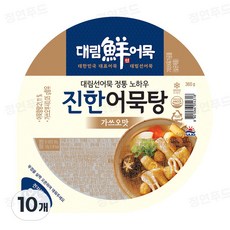 사조 대림선어묵 진한어묵탕 가쓰오맛, 10개, 360g