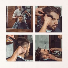 cl057-아크릴액자_바버샵, 타입1면도