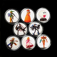 fnc 스위치 카드 25 개/대 Zeldaes botwe 게임 컬렉션 동전 Amxboo, 11 8Pcs Bayonetta 2
