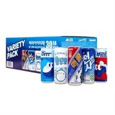 [일화] 탄산음료 Best 5종 버라이어티 팩 250ml, 30개