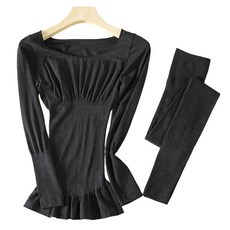 여성봄내복바지