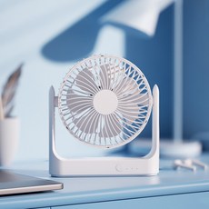 KASYDoOFF 테이블 선풍기 3 단 풍속 조절 편안하고 조용한 거실 침실 보조배터리 전기 4 인치 6 인치, 1800 mah, 1개