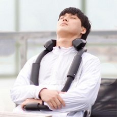 유니퍼스트 자세교정 효과로 피곤함을 해결하기에 탁월한 넥 핏 블랙 E-1793123, 넷 핏