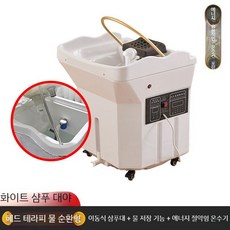 헤어샵 삼푸마사지기 두피마사지 살롱 두피 바버샵, 공식 표준, A. 헤드 테라피 기기+온수기 부착