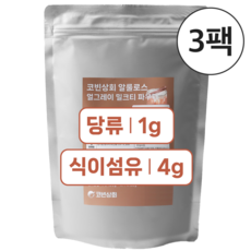 코빈 제로슈가 저당 얼그레이 밀크티, 3개, 1개입, 500g