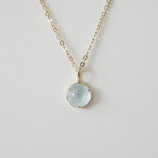 14k아쿠아마린목걸이