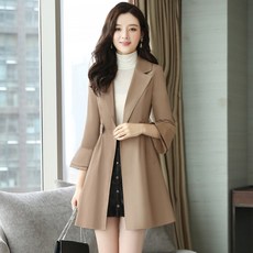 미디 기장 트렌치 코트 바바리 버버리 야상 여성ET0215