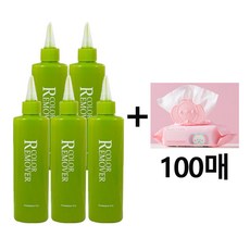 나투젠 칼라 리무버 200ml 5개 + 물티슈 100매 1개 - 샤롯리무버