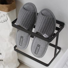 신발정리 철제 현관 거실화 슬리퍼거치대 실내화보관대 욕실슬리퍼거치대, 청록, 1개