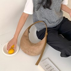 소예르 여성 데일리 스웨이드 호보백
