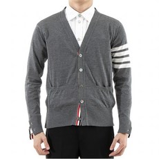 톰브라운 MKC002A 00014 038 남성 사선 완장 가디건 20FW