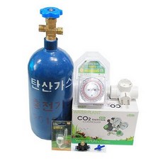 정품 Co2 고압봄베 [2kg3.4L] Co2풀세트 [정품검사새제품], 일반형, 1개