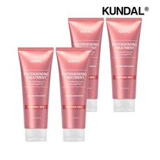 쿤달 프로틴 데미지 케어 트리트먼트 레더아이리스 250ml x4개, 4개