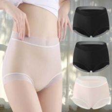 달모아 하이웨스트 복부 여성 팬티 노라인 무봉제 햄라인 누디 팬티 4장