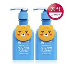 페리오키즈 페리오_리치키즈 카카오피규어 펌핑치약160g 라이언2개(저불소)