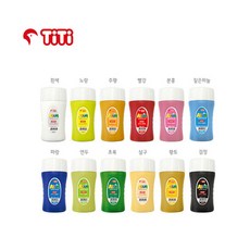 티티 아쿠아물감 수채화물감 220ml 12색세트구성, 12색