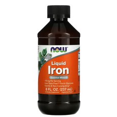 나우푸드 Iron 액상 철분 18mg 자일리톨 237ml, 1개