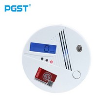 민감한 일산화탄소 중독 경보 감지기 smart co 가스 연기 감지기 lcd 표시기 80db 경고, 01 1.
