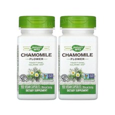 네이처스웨이 카모마일 캐모마일 꽃 700mg 100캡슐 2개 Chamomile, 100정