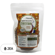 내츄럴한 진공 건조 밀웜 리필, 50g, 2개