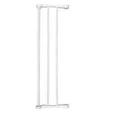 Qdos Safety Construct A SafeGate 긴 연장 | 흰색 추가 23.5 섹션 초대형 또는 독립형 베이비 게이트 생성에 사용, White, 8'' Short Extension, 8" Long Extension