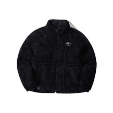  엄브로 숏패딩 다운자켓 온앤오프 리버시블 플리스 패딩 자켓 블랙(UO423CPJO1)1249742 