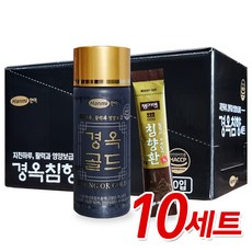 한미 경옥침향 세트 경옥골드 인삼음료 기력충전, 10개, 100ml