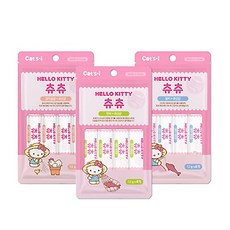 헬로키티 츄츄 5p 국내산유산균 고양이츄르 고양이간식, 닭가슴살&유산균 5p