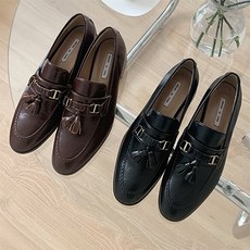 태슬장식 여성로퍼 여대생구두 정장단화 블랙 브라운