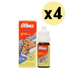 영국 Olbas 올바스 칠드런 10ml x4팩