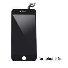 전화 6S 스마트 폰 수리 부품에 대한 프레임 터치 스크린 디지털 라이저로 LCD 디스플레이, black, 1개