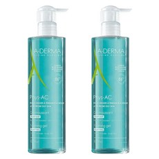 A-DERMA 아더마 Phys-Ac 퓨리파이징 포밍 젤 클렌징젤 400ml 2개